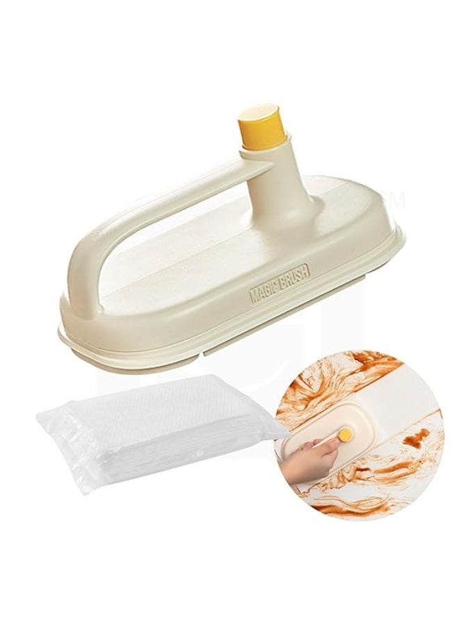 زوبا ممسحة يدوية ذكية (Magic Brush) للتنظيف الجاف والمبلل مع مناديل قابلة للاستبدال - Image 1